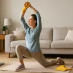 Riposo attivo tra le faccende domestiche: il metodo che protegge schiena e articolazioni