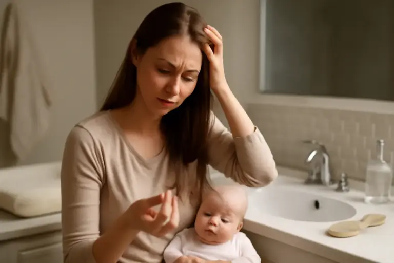 Perdere capelli dopo la gravidanza: gestire la caduta senza stress inutili