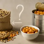 Legumi secchi o in scatola: quale versione è migliore per la nutrizione?