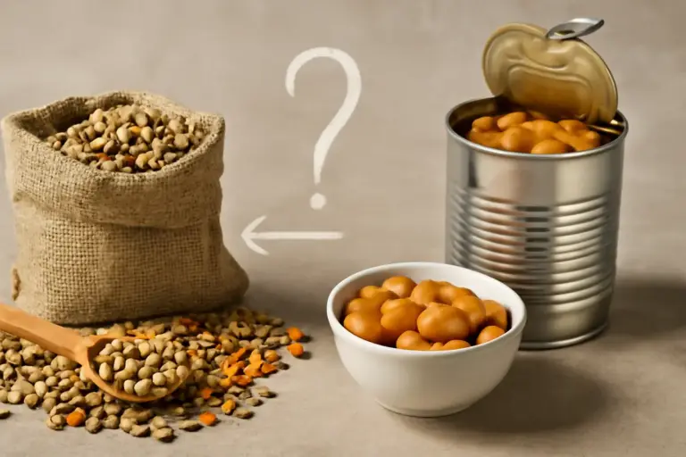 Legumi secchi o in scatola: quale versione è migliore per la nutrizione?